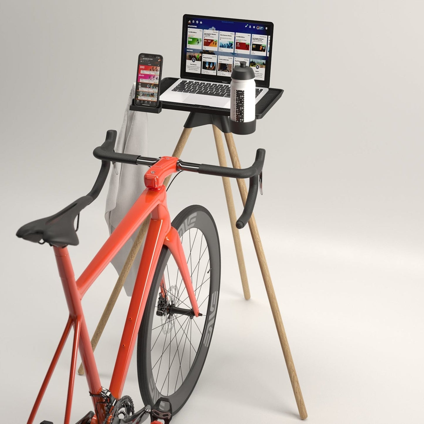 stationary bicycle book holder AirDyne AD6 Reading Rack Qsxou Treadmill Tablet Holder, Exercise